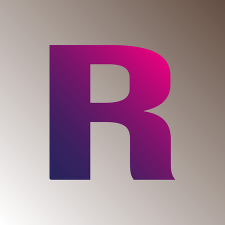 Letter R logo icon design template elements. Vector sign symbol for your businessのイラスト素材