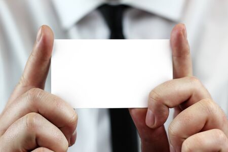 business cardの写真素材