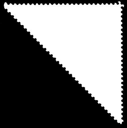 blank postage stamp