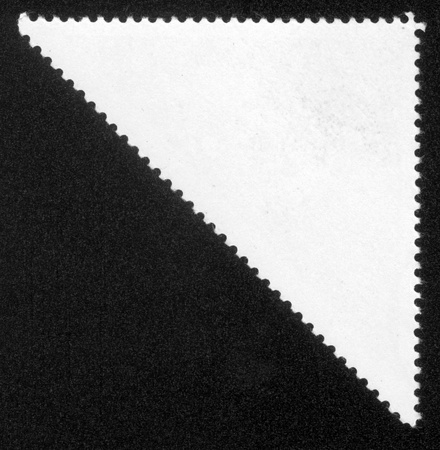The reverse side of a postage stampの写真素材