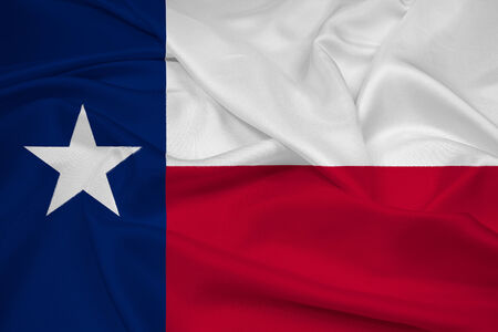 Waving Texas State Flagの写真素材
