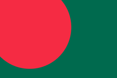 Bangladesh Flag. Close up.の写真素材