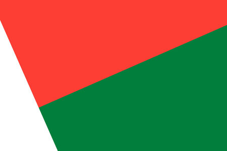 Madagascar Flag. Close up.の写真素材