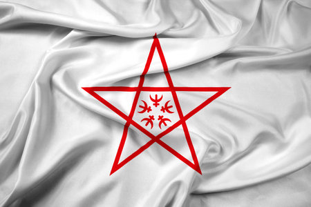 Waving Flag of Nagasaki, Japan