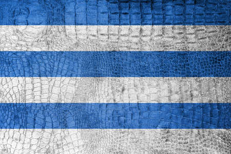 Flag of Tallinn, on a luxurious, fashionable canvasの写真素材