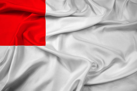 Waving Flag of Bilbao, Spain