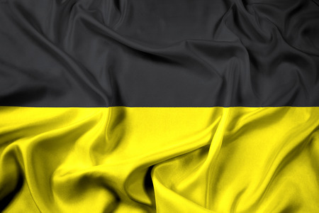 Waving Flag of Munich, Germanyの写真素材