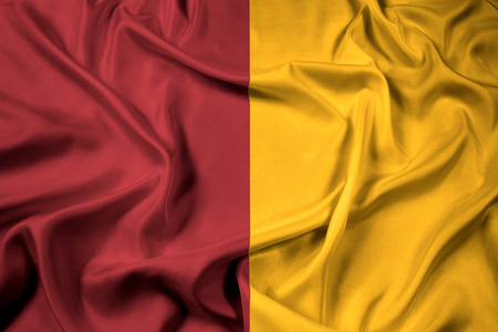 Waving Flag of Rome, Italyの写真素材