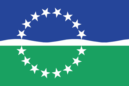 Flag of Hampton Roads, Virginia, USA. Vector Formatのイラスト素材