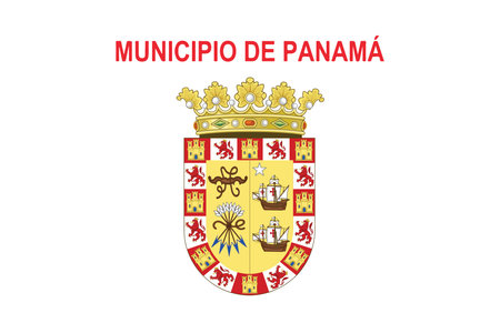 Flag of Panama City, Panama. Vector Formatのイラスト素材