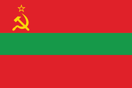 Flag of Transnistria. Vector Formatのイラスト素材