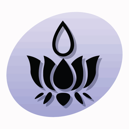 Religious sign. The symbol of Ayyavazhi. Vector Format.のイラスト素材
