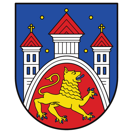 Coat of arms of Gottingen, Germany. Vector Format.のイラスト素材