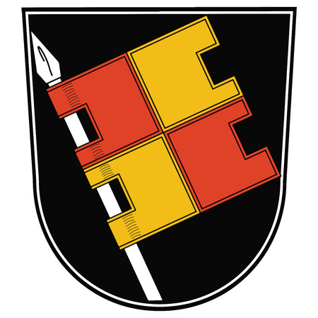 Coat of arms of Wurzburg, Germany. Vector Format.のイラスト素材