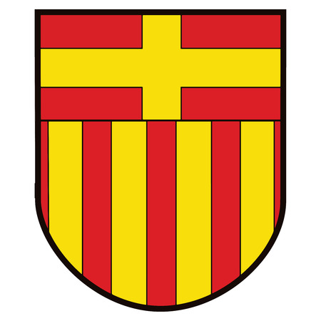 Coat of arms of Paderborn, Germany. Vector Format.のイラスト素材
