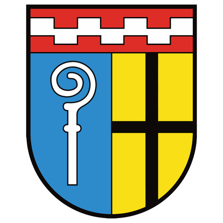 Coat of arms of Monchengladbach, Germany. Vector Format.のイラスト素材