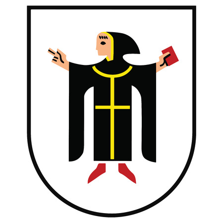 Coat of arms of Munich, Germany. Vector Format.のイラスト素材