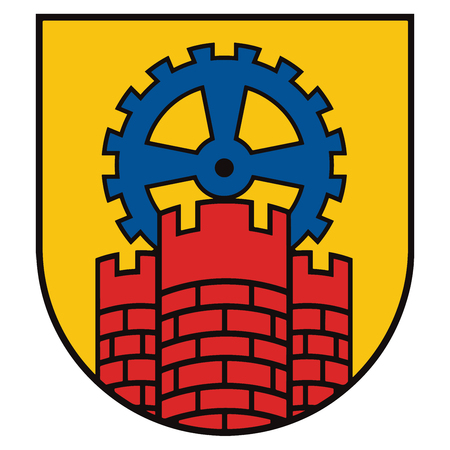 Coat of arms of Zabrze, Poland. Vector Format.のイラスト素材