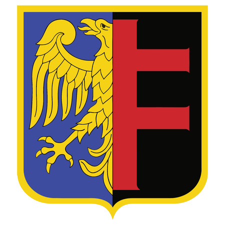 Coat of arms of Chorzow, Poland. Vector Format.のイラスト素材
