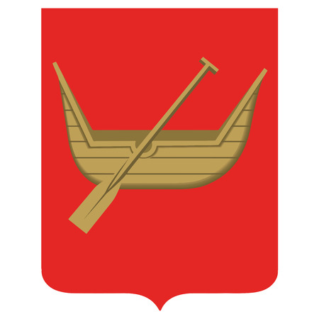 Coat of arms of Lodz, Poland. Vector Format.のイラスト素材