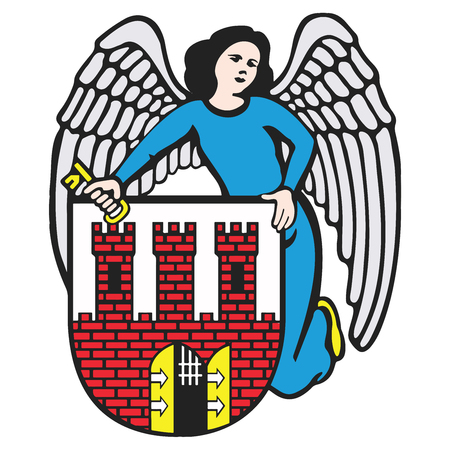 Coat of arms of Torun, Poland. Vector Format.のイラスト素材