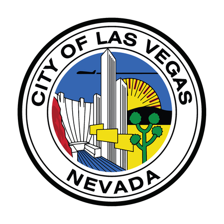 Seal of Las Vegas, Nevada, USA. Vector Format.のイラスト素材