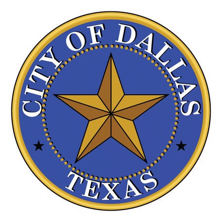 Seal of Dallas, Texas, USA. Vector Format.のイラスト素材