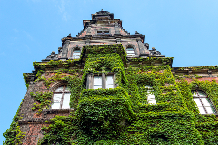 WROCLAW, POLAND - AUGUST 14, 2017: Wroclaw Old Town. The National Museum in Wroclaw occupies the building designed by an architect Karl Friedrich Endell and erected in 1883 - 1886.のeditorial素材