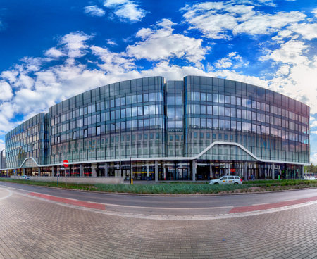 WROCLAW, POLAND - MAY 03, 2019: Wroclavia Shopping Center in Wroclaw near Main Railway Station...