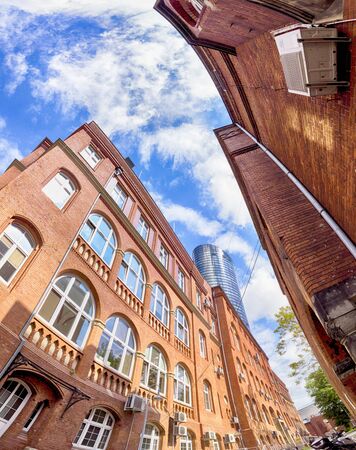 WROCLAW, POLAND - MAY 10, 2019: Sky Tower Shopping Center in Wroclaw. The whole complex also has an office part and the highest residential tower in Poland (212m). A unique architectural project.のeditorial素材