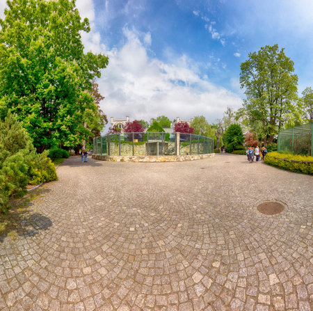 WROCLAW, POLAND - MAY 20, 2019: The Wroclaw Zoological Garden is the oldest and most visited zoo in...