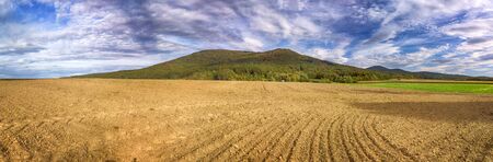 Slezanski Landscape Park near Wroclaw, Poland. A beautiful day in the mountains on the last days of September.の写真素材