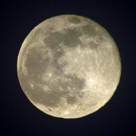 Full Moon on the dark night