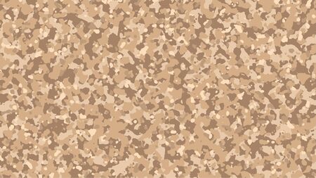 Light brown Camouflage. Desert Camo background, military pattern, army and sport clothing, urban fashion. Vector Format. 16:9 aspect ratio.のイラスト素材