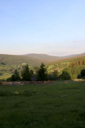 Izera Mountains (Czech. Jizerske hory, German. Isergebirge) - a mountain range in the Western Sudetes, in the Czech Republic and Poland.の写真素材