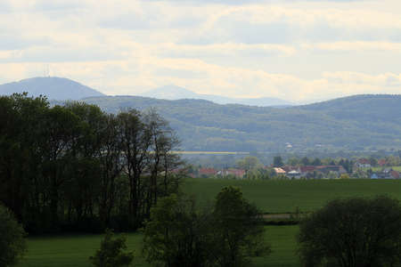 Sleza Landscape Park at the foot of the Sleza Mountain, in south-western Poland, Europe.の写真素材