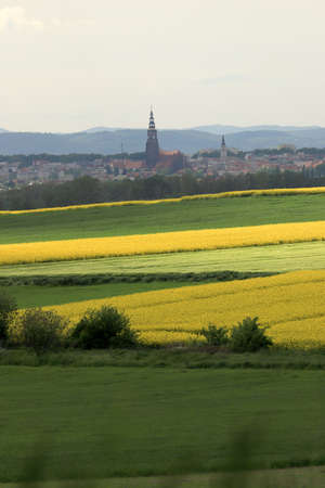 Sleza Landscape Park at the foot of the Sleza Mountain, in south-western Poland, Europe.の写真素材