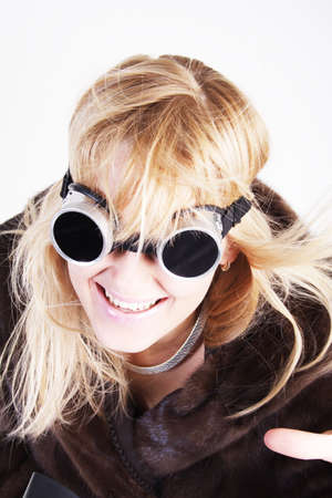 Portrait of a styled professional model. 
の写真素材