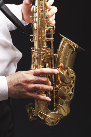 Musical background – instruments. Shot in studio.