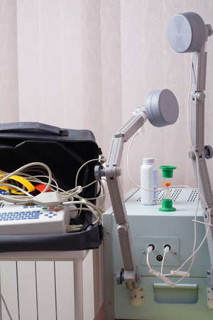 Doctors are working - medicine  background. Shot in a hospital. の写真素材
