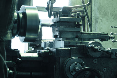 An industrial background. Machine, mechanism.