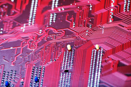 Technics background: computer circuit boardの写真素材