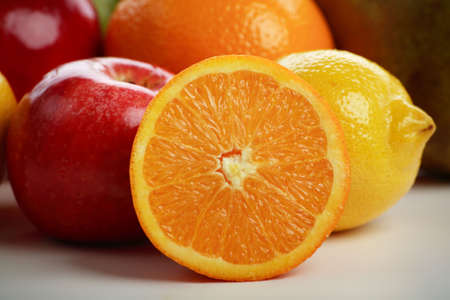 Fresh Vegetables, Fruits and other foodstuffs. Shot in a studio. の写真素材