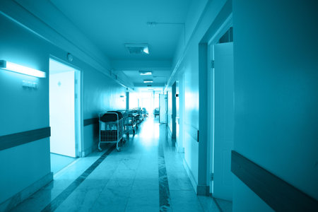 Doctors are working - medicine  background. Shot in a hospital. 