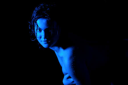 Portrait of a styled professional models. Theme: spa, healthcare.の写真素材