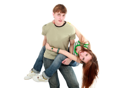 Portrait of a young people. Shot in studio.の写真素材