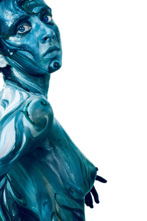 Bodypainting project: art, fashion, beautyの写真素材