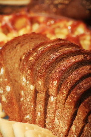 Bakery foodstuffs. Shot in a studio. 