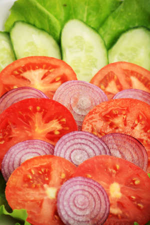 Fresh Vegetables, Fruits and other foodstuffs. Shot in a studio. の写真素材