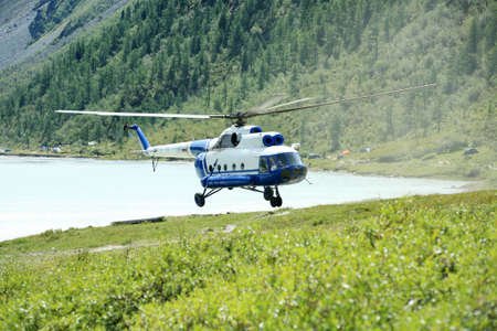 Camping trip background. Shot in a mountain.の写真素材